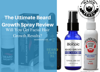 Beard growth spray