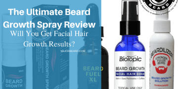 Beard growth spray