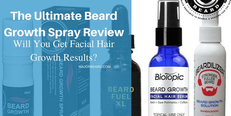 Beard growth spray
